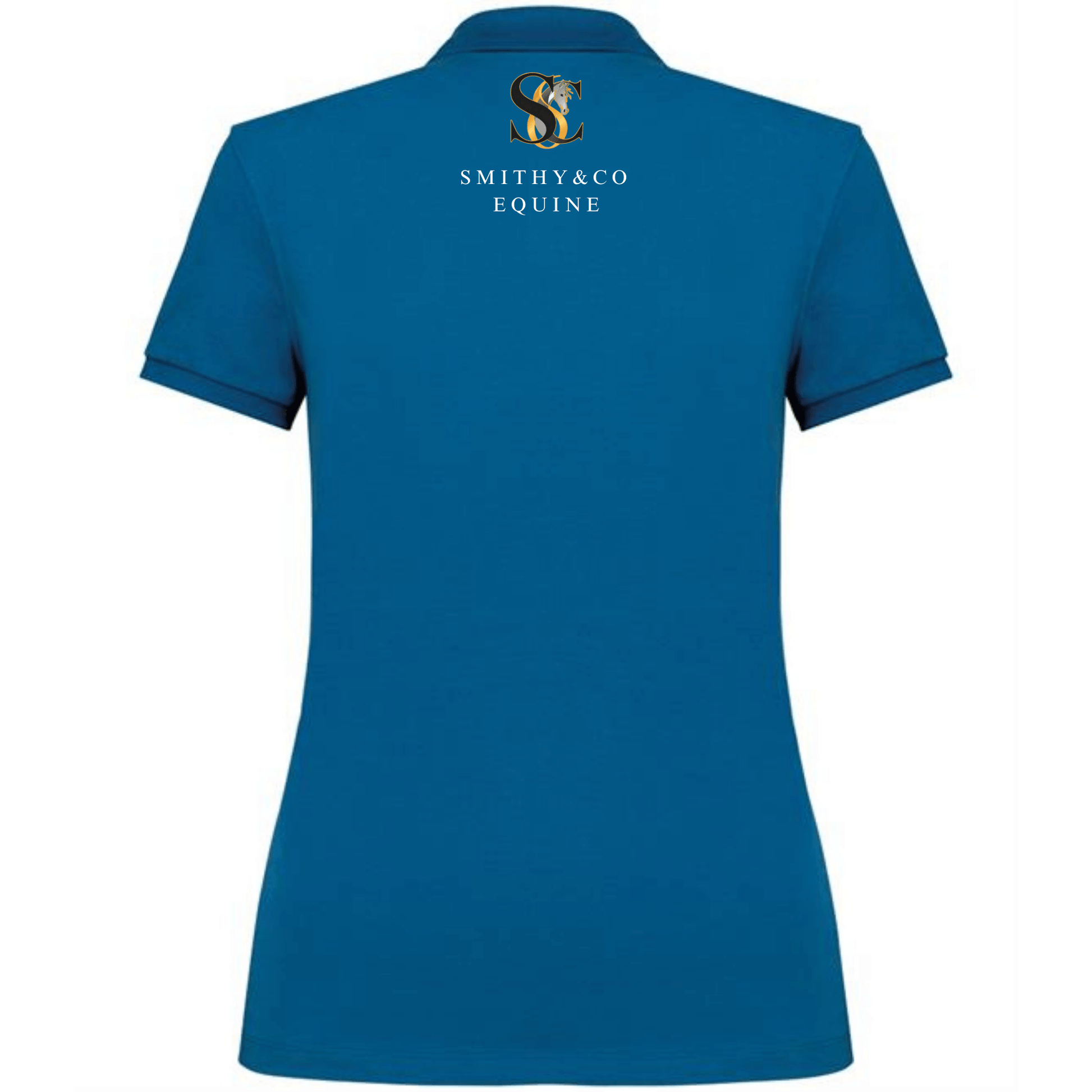 Blue Sapphire Equine Polo Shirt 